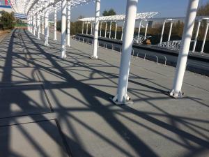 На МКЖД начали использовать полимерные покрытия с целью повышения безопасности и комфорта пассажиров