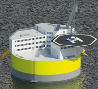 В Китае построят морскую платформу с ядерным реактором